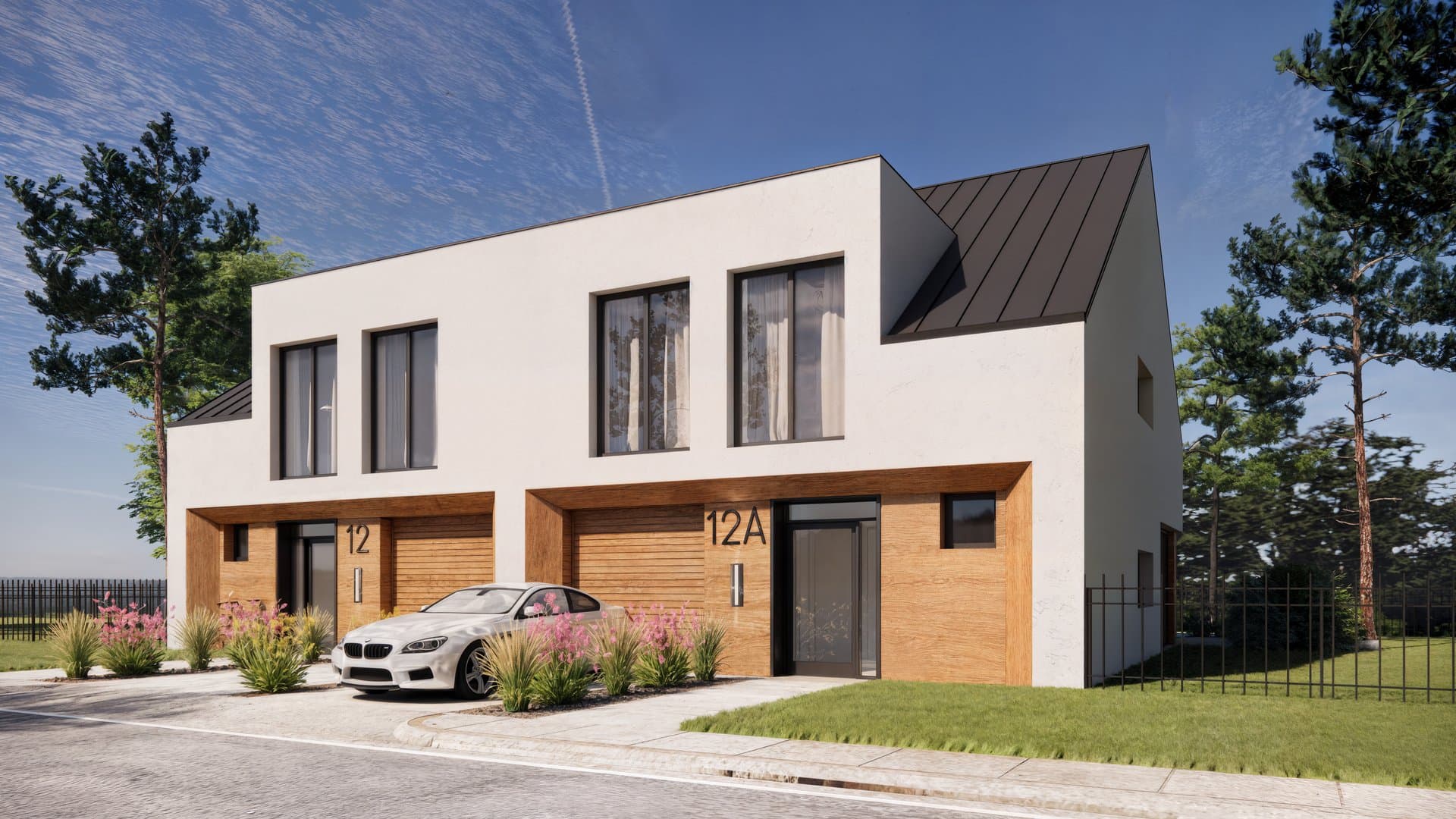 Projekt elewacji: Wizualizacje dla FIBRO, Szczecin — wizualizacja 2/3