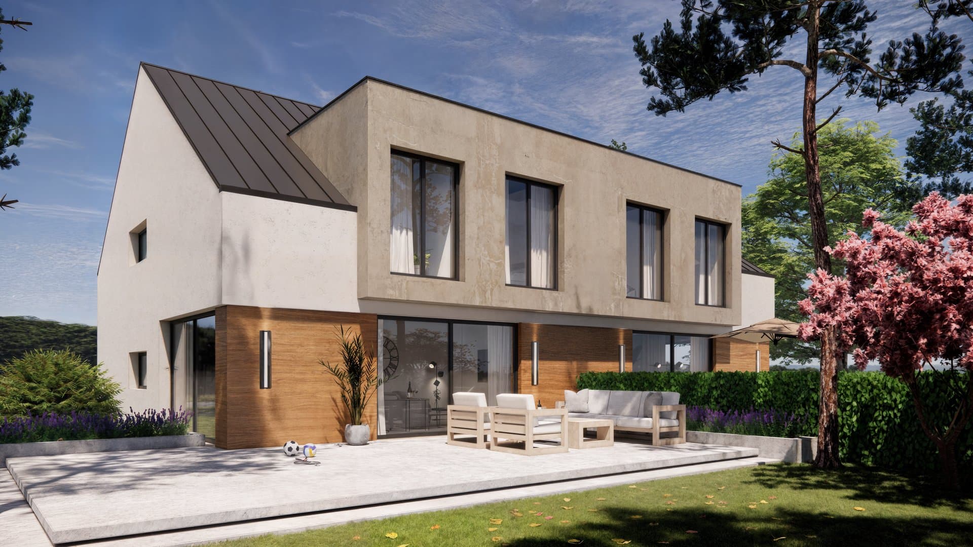 Projekt elewacji: Wizualizacje dla FIBRO, Szczecin — wizualizacja 3/3