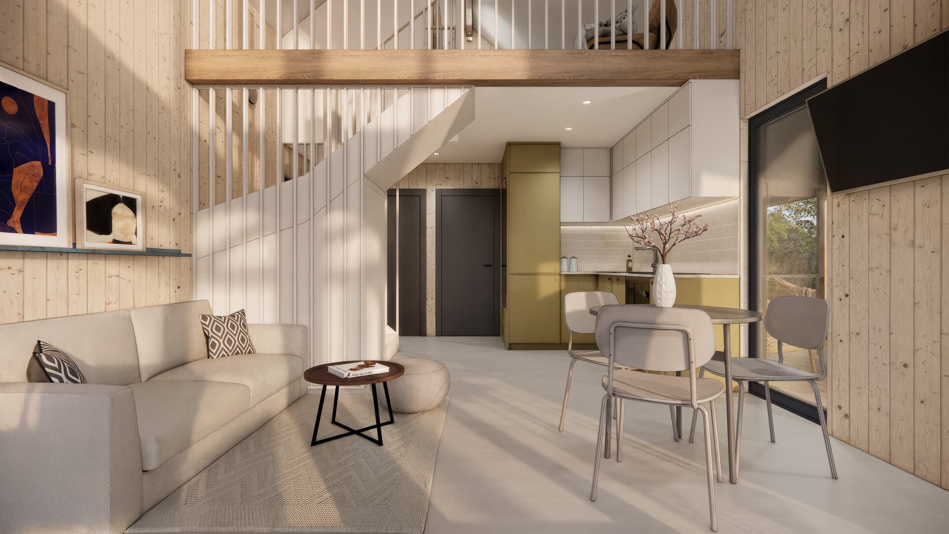 Projekt elewacji: Projekt domku rekreacyjnego do 35m2 — wizualizacja 4/11