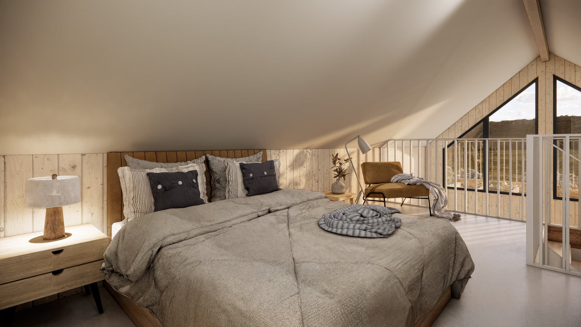 Projekt elewacji: Projekt domku rekreacyjnego do 35m2 — wizualizacja 7/11