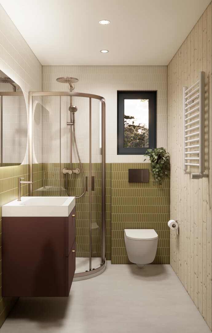 Projekt elewacji: Projekt domku rekreacyjnego do 35m2 — wizualizacja 8/11