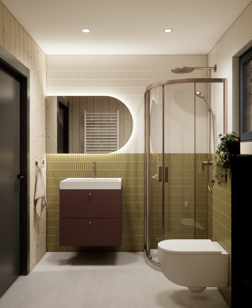 Projekt elewacji: Projekt domku rekreacyjnego do 35m2 — wizualizacja 9/11