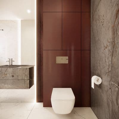 Aranżacja wnętrza: Projekt łazienki w domu w Reptowie, Reptowo