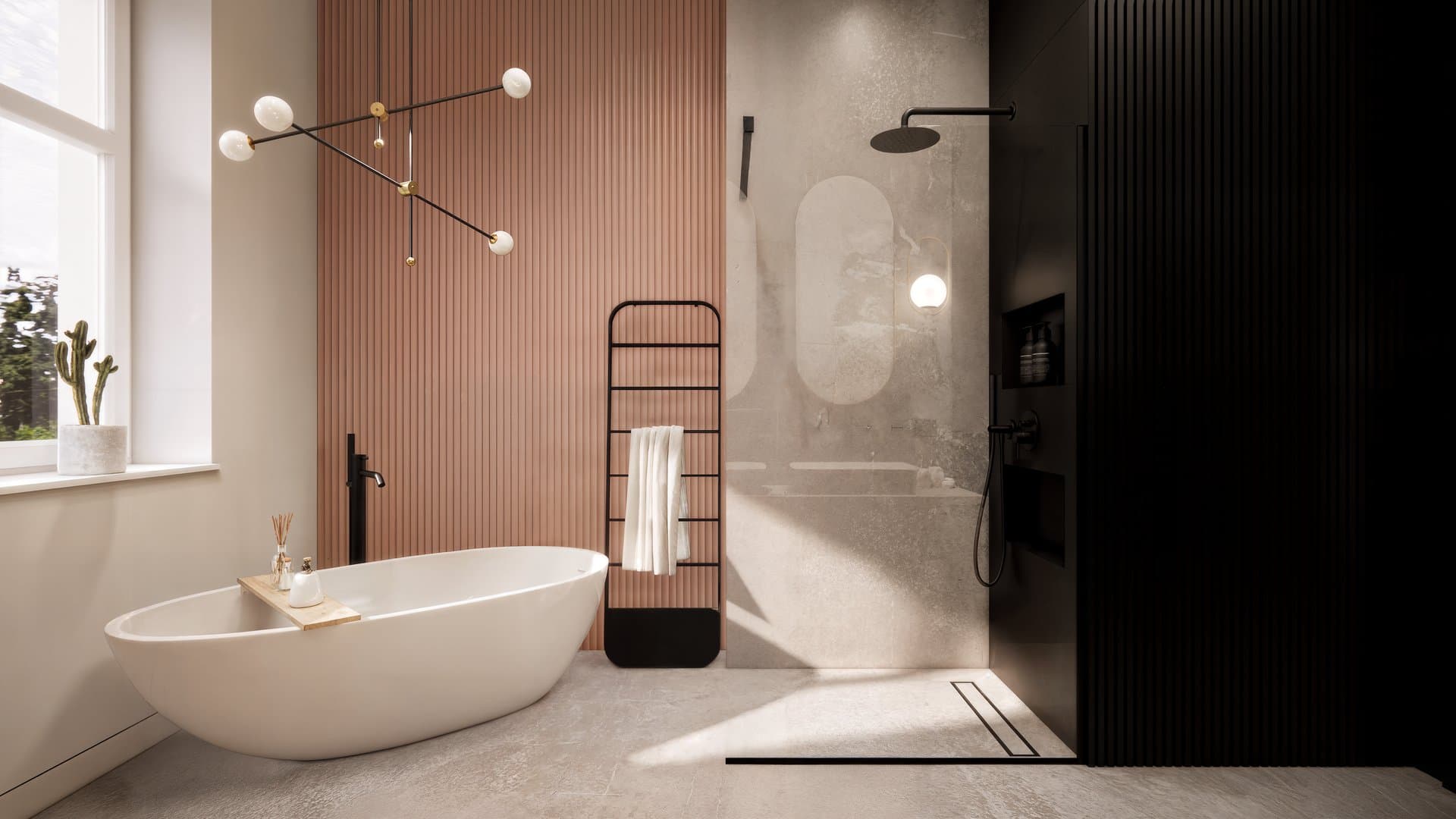 Aranżacja wnętrza: Projekt wnętrza mieszkania w Szczecinie, Szczecin — wizualizacja 2/2