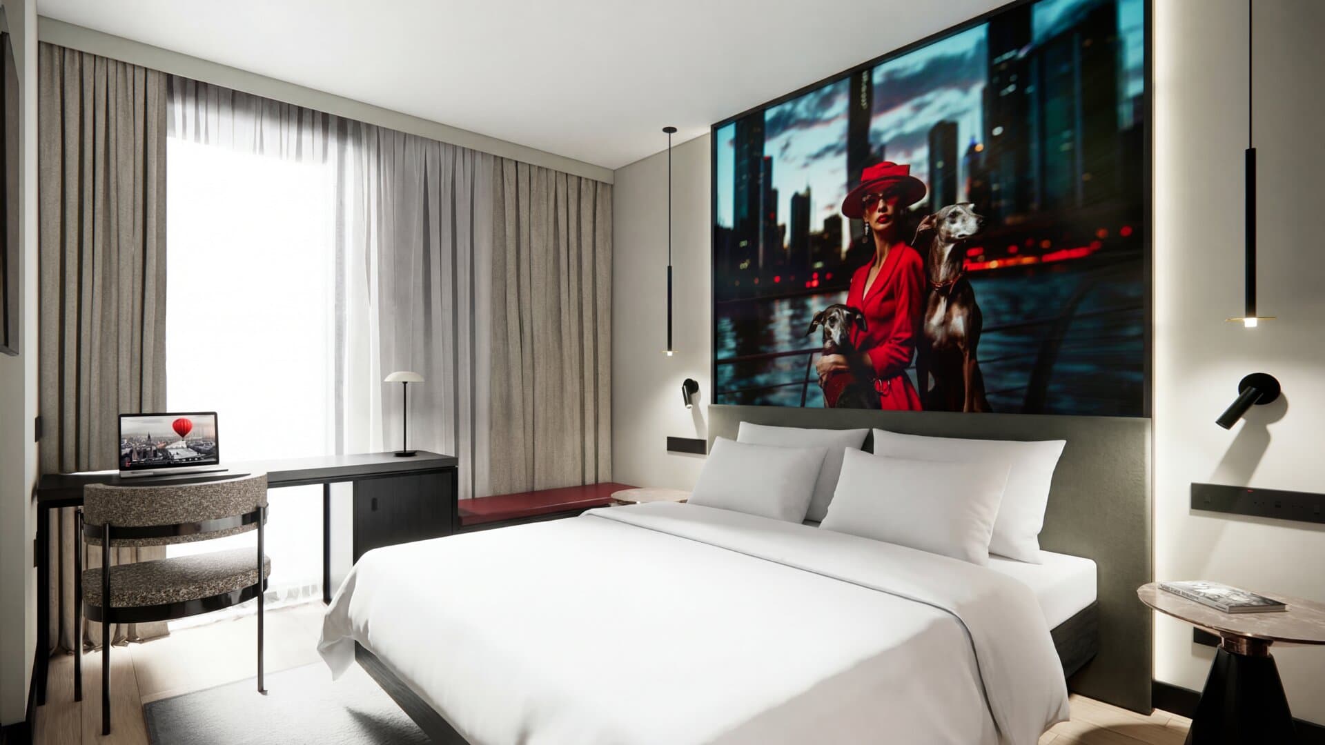 Aranżacja wnętrza: Wizualizacje Hotel Radisson Red, Edgbaston — wizualizacja 3/5