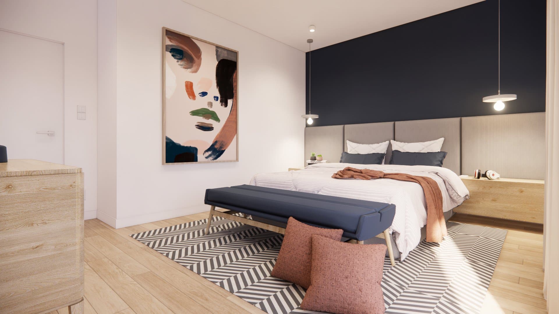 Aranżacja wnętrza: Dom w Wyszomierzu, Wyszomierz — wizualizacja 6/6