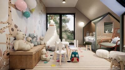 Aranżacja wnętrza: Dom w Wielgowie, Wielgowo