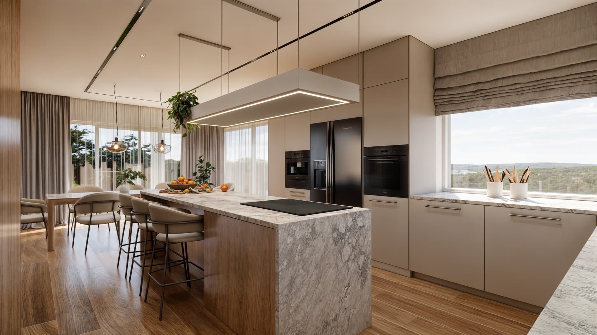 Aranżacja wnętrza: Dom w Kołobrzegu, Kołobrzeg — wizualizacja 4/7