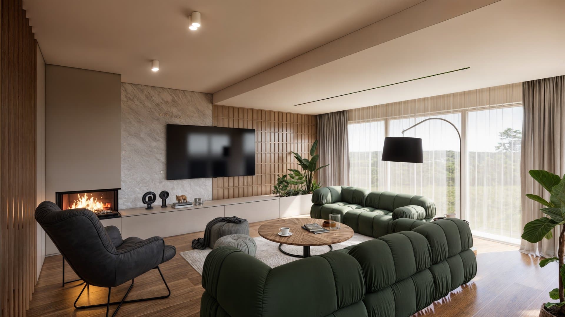 Aranżacja wnętrza: Dom w Kołobrzegu, Kołobrzeg — wizualizacja 5/7