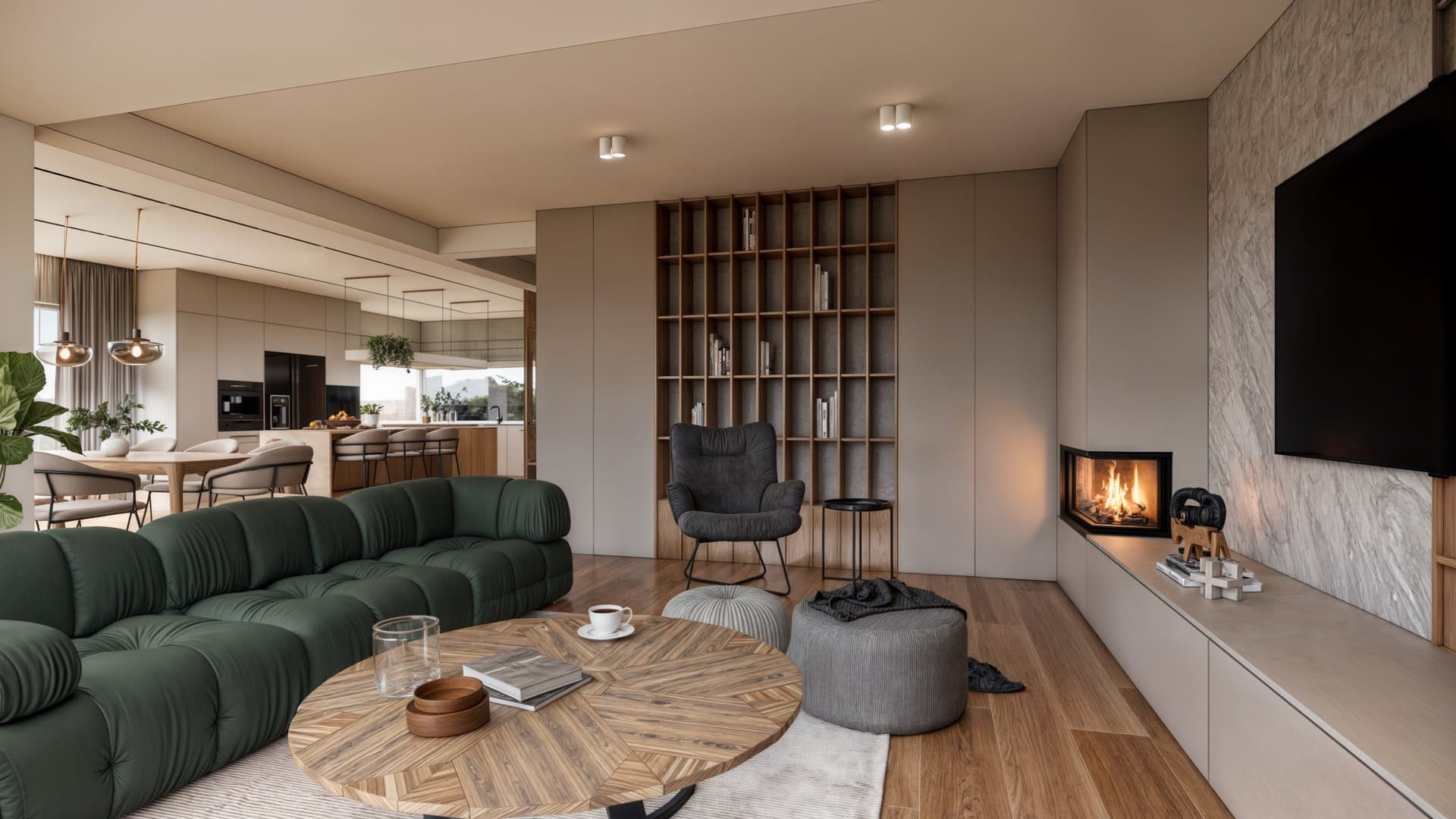 Aranżacja wnętrza: Dom w Kołobrzegu, Kołobrzeg — wizualizacja 6/7